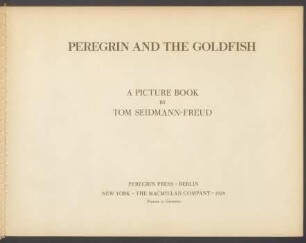 Peregrin and the goldfish : a picture book