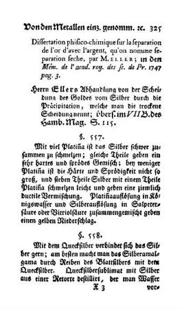 Silber und Platiña, Quecksilber, Bley (§§. 557-562)