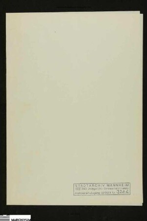 Vermögen des verstorbenen Johannes Mees