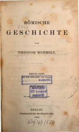 Römische Geschichte, 1. Bis zur Schlacht von Pydna