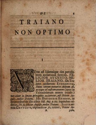 De Traiano Non Optimo