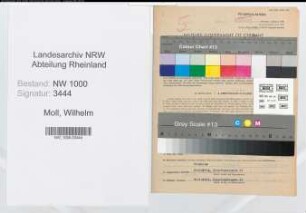 Entnazifizierung Wilhelm Moll, geb. 21.04.1906 (Verw.Beamter)