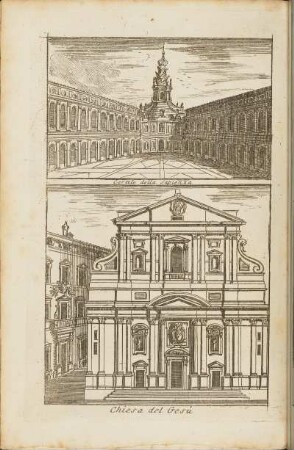 Cortile della Sapienza / Chiesa del Gesu