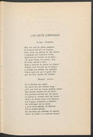 Las siete jornadas