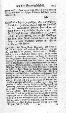 Vollständige Lehrart zu predigen.