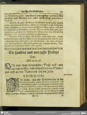 Die hundert und vierzigste Predigt