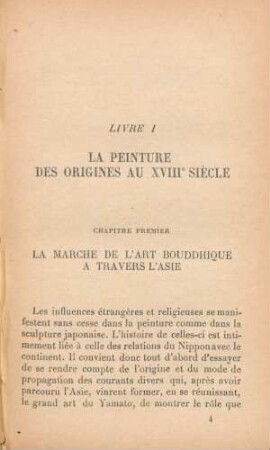 Livre I. La peinture des origines au XVIIIe siècle