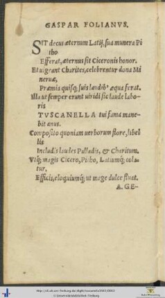 Einleitende Verse