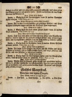 289-294, Sechstes Hauptstuck