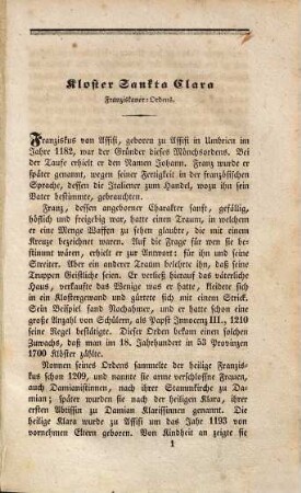 Das Jungfrauenkloster Sankta Clara der strengen Regel zu Bamberg