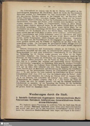 Wanderungen durch die Stadt