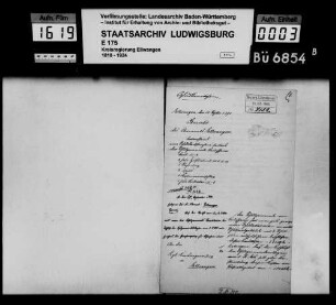 Schuldenwesen der Schulgemeinde Lauchheim