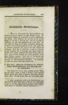 ¬Eine¬ kurze historische Darstellung des Eichsfeldischen Volksschulwesens