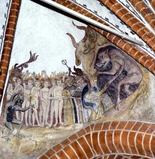 Szene aus dem Jüngsten Gericht