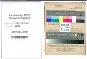 Entnazifizierung Jakob Schmitz , geb. 04.03.1904 (Heizer)