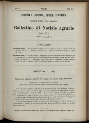Aprile. Num. 21.