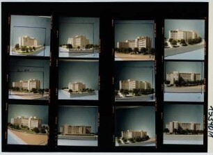 Verwaltungsgebäude Polygon West - Modell, Frankfurt am Main, 1990