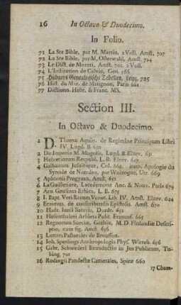 Section III.