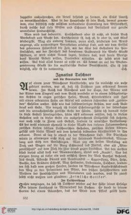 35: Ignatius Taschner und die Generation von 1890
