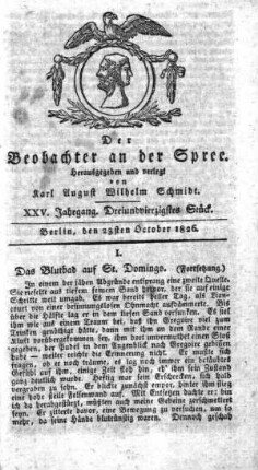 43. Stueck, 23. Oktober 1826
