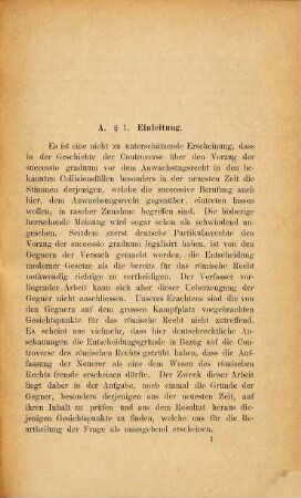Successio graduum und Ius accrescendi