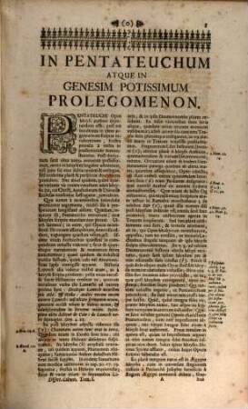 Prolegomena, Et Dissertationes In Omnes Et Singulos S. Scripturæ Libros. Tomus Primus