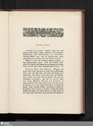 Sechstes Buch