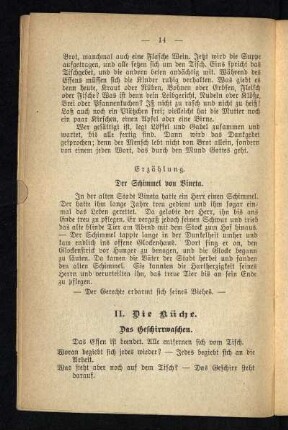 II. Die Küche