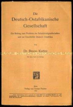 Abhandlung über die Deutsch-Ostafrikanische Gesellschaft