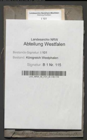 Gesuch des Clemens Hölling, Guardian des Franziskanerklosters Rietberg, um Beibehaltung des Gymnasiums bei Aufhebung des Klosters