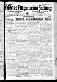 Essener allgemeine Zeitung. 1918-1943