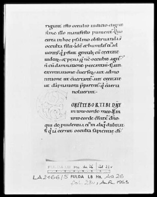 Augustinus, Enarrationes in Psalmos 1-50 — Initiale C, Folio 23 verso