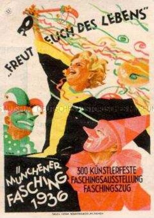 Vignette zum Münchener Fasching 1936