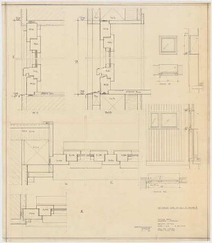 Haus und Garten Paepke, Hofgeismar-Carlsdorf: Fenster in Bad und WC 1:10, 1:1