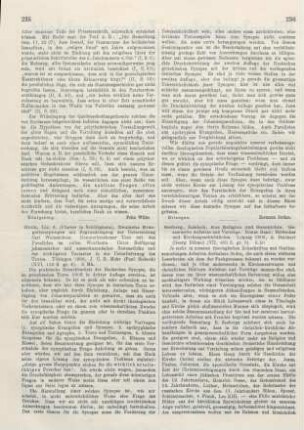 235-236 [Rezension] Deutsche Evangelien-Synopse