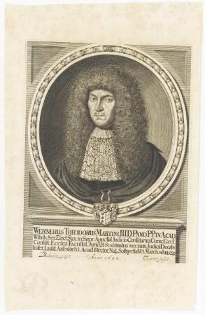 Bildnis des Wernerus Theodorus Martini
