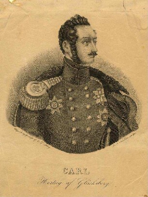 Bildnis von Carl (1813-1878), Herzog von Schleswig-Holstein-Sonderburg-Glücksburg