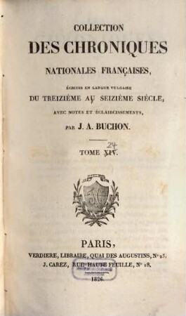 Chroniques de Froissart, 14