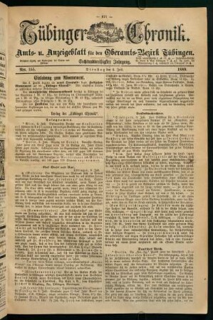 6. Juli (Nro. 155) - 10. Juli (Nro. 159)