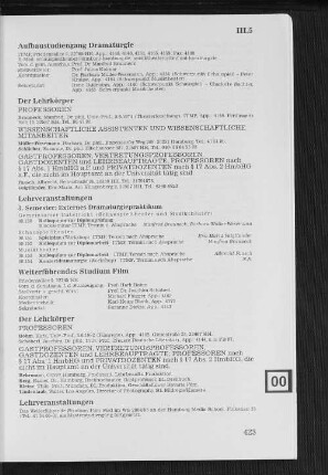 Weiterführendes Studium Film