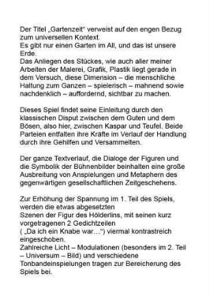 Gartenzeit -- Zur Einstimmung