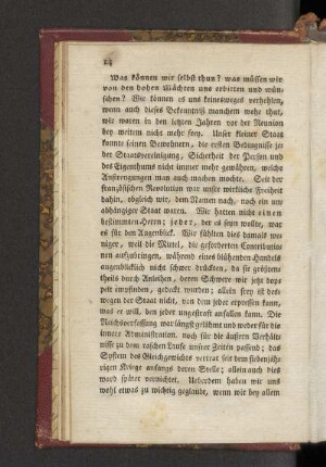 Was können wir selbst thun? was müssen wir von den hohen Mächten uns erbitten und wünschen?