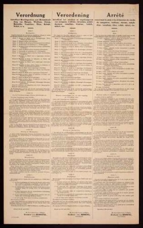 "Verordnung betreffend Beschlagnahme und Bestandsmeldung von Mangan, Wolfram, Chrom, Molybdän, Vanadium, Titan, Kobalt, Nickel u.a." (C.C. IVc. 3293.)