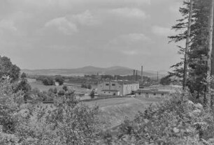 Friese-Kirschau : Kirschau. Ortsansicht mit Textifabrik