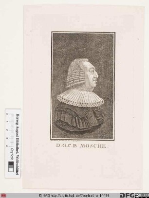 Bildnis Gabriel Christoph Benjamin Mosche