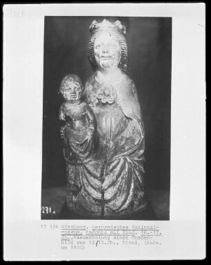 Thronende Madonna mit dem Kind