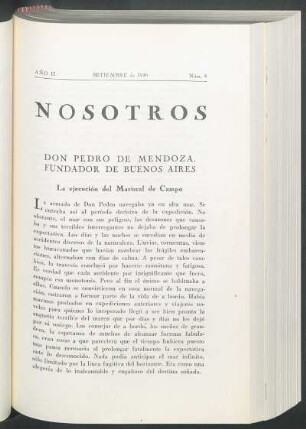 Don Pedro de Mendoza fundador de Buenos Aires : La ejecución del Mariscal de Campo
