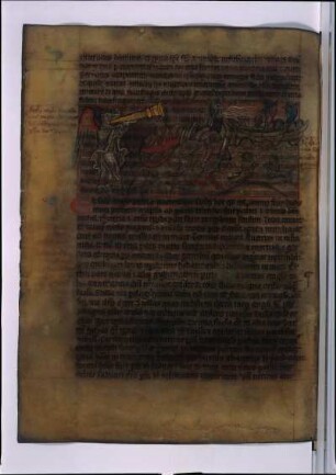 Textseite und Illustration, Blatt 31v