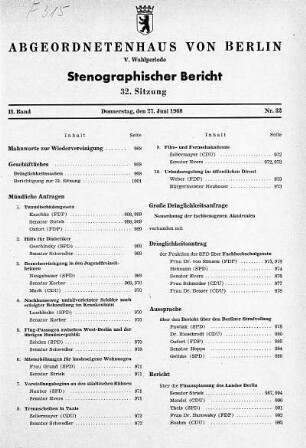 Nr. 32, 27. Juni 1968