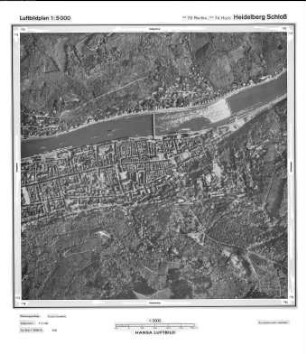 Heidelberg Schloß, Gauß-Krüger-Koordinaten: Rechtswert: 3478, Hochwert: 5474